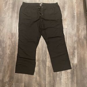 Black linen pants